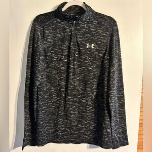 Under Armour Heather Black 1/4 Zip Jacket